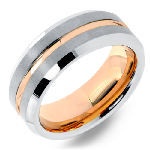 Polished Tungsten Carbide Wedding Band - WRTG9709