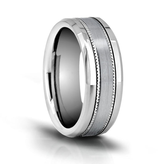 Classic Brushed Tungsten Carbide Wedding Band - WRTG9712