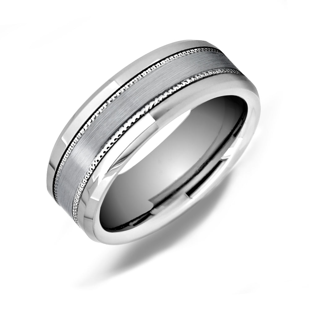 Classic Brushed Tungsten Carbide Wedding Band - WRTG9712