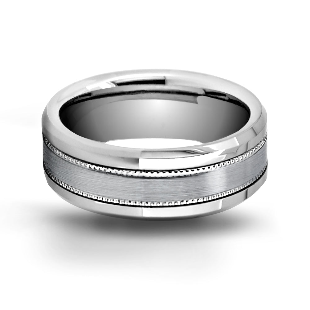 Classic Brushed Tungsten Carbide Wedding Band - WRTG9712