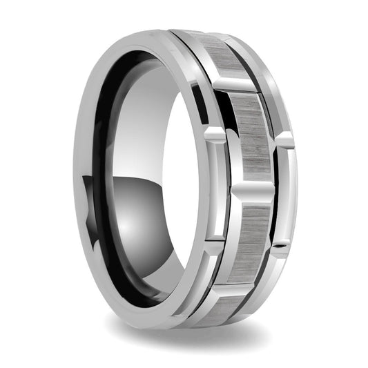 Polished Tungsten Carbide Wedding Band - WRTG9716