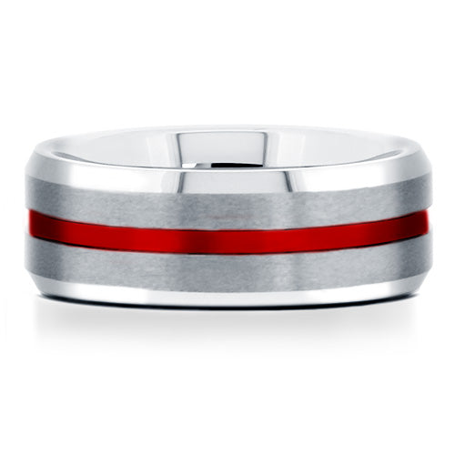 Polished Tungsten Carbide Wedding Band - Model WRTG9720
