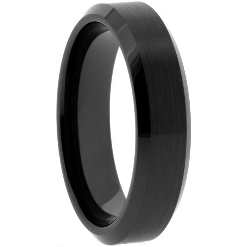 Premium Brushed Tungsten Carbide Wedding Band - WRTG9801A