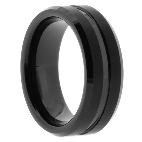 Premium Brushed Tungsten Carbide Wedding Band - WRTG9802