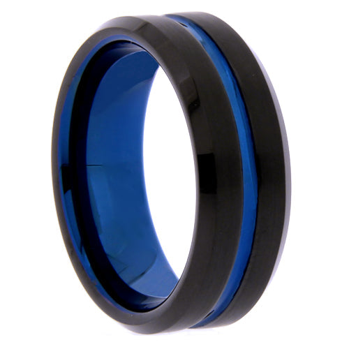 Polished Tungsten Carbide Wedding Band - WRTG9809