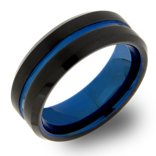 Polished Tungsten Carbide Wedding Band - WRTG9809