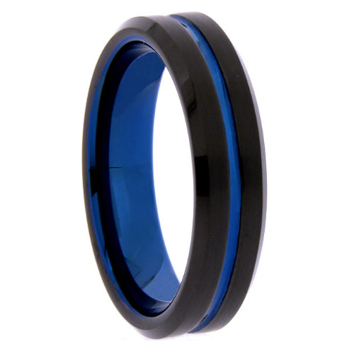 Premium Brushed Tungsten Carbide Wedding Band - WRTG9809A