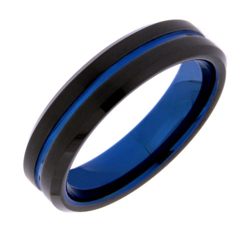 Premium Brushed Tungsten Carbide Wedding Band - WRTG9809A