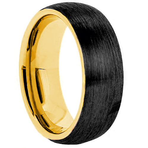 Premium Brushed Tungsten Carbide Wedding Band - WRTG9812