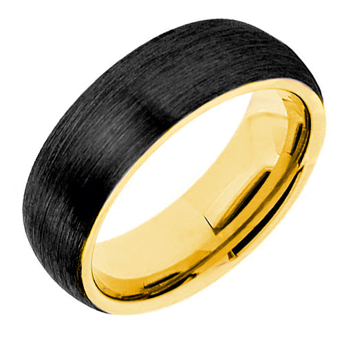 Premium Brushed Tungsten Carbide Wedding Band - WRTG9812