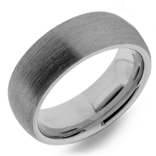 Premium Brushed Tungsten Carbide Wedding Band - WRTG9814