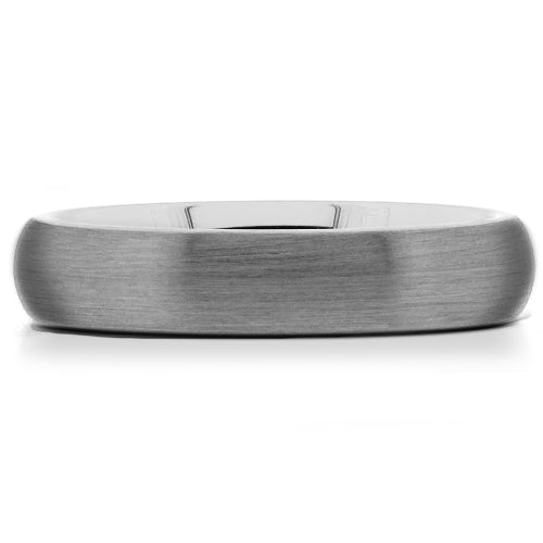Premium Brushed Tungsten Carbide Wedding Band - WRTG9814A