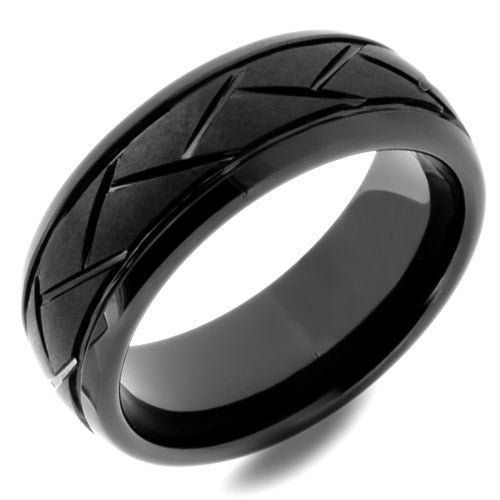 Handcrafted Minimalist Ceramic Ring - WSR4567