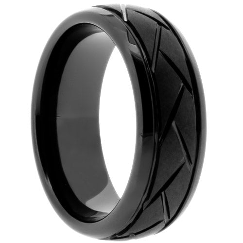 Handcrafted Minimalist Ceramic Ring - WSR4567