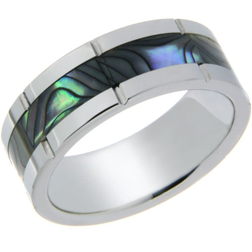 Premium Brushed Tungsten Carbide Wedding Band - WTA9120