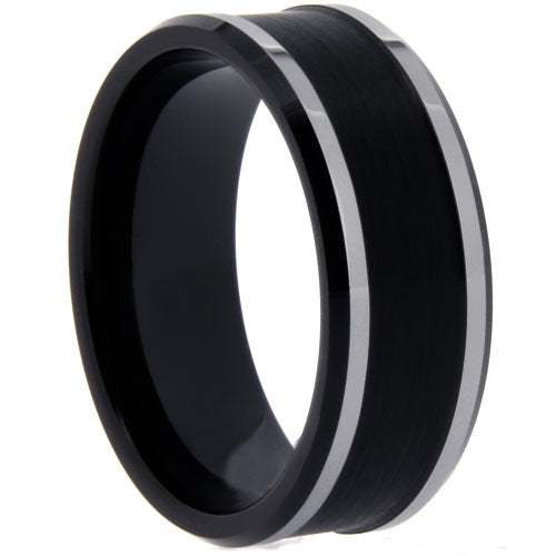 Premium Brushed Tungsten Carbide Wedding Band - WTG2870