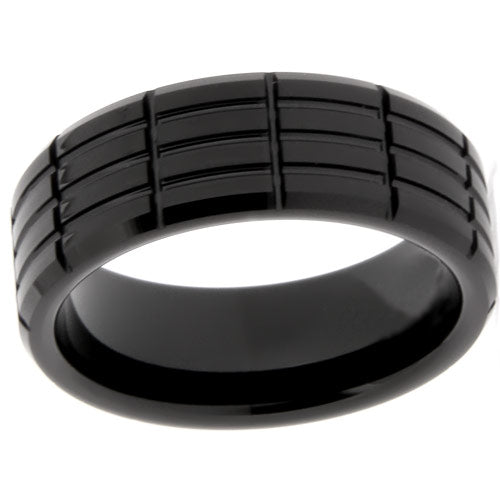 Premium Brushed Tungsten Carbide Wedding Band - WTG4080