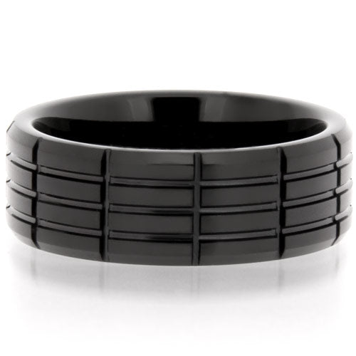 Premium Brushed Tungsten Carbide Wedding Band - WTG4080