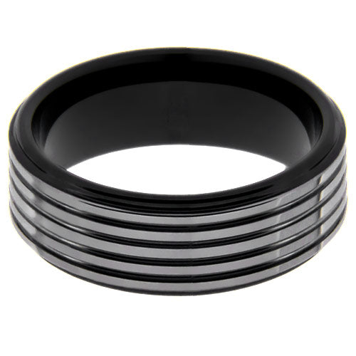 Premium Brushed Tungsten Carbide Wedding Band - WTG9970