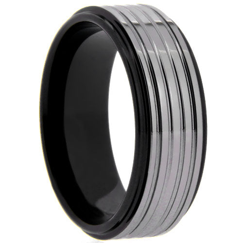 Premium Brushed Tungsten Carbide Wedding Band - WTG9970