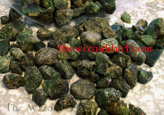 Natural Raw Untumbled Emerald Gemstones - 20 Carats Total Weight