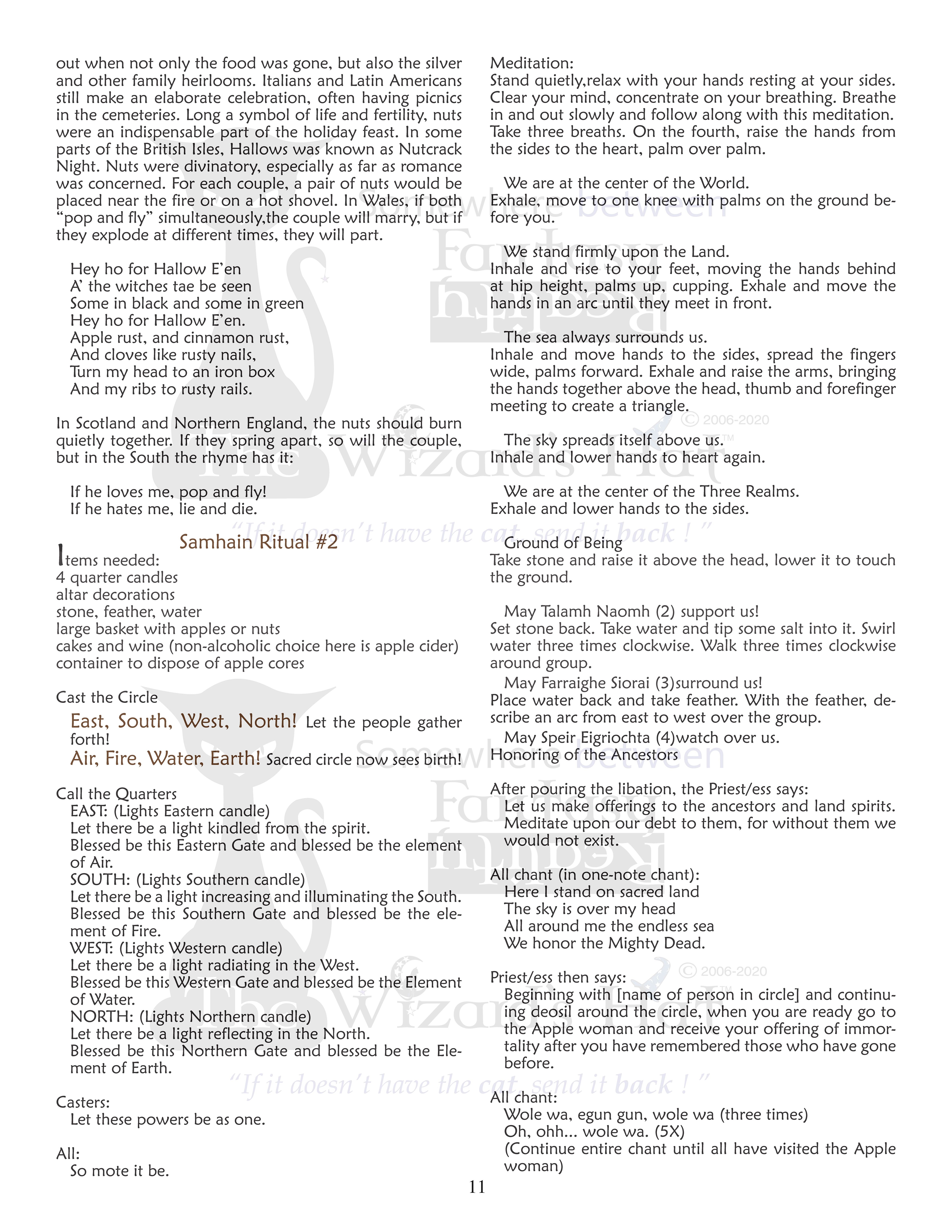 Samhain & Halloween by The Wizards Hat Samhain & Halloween by The Wizards Hat