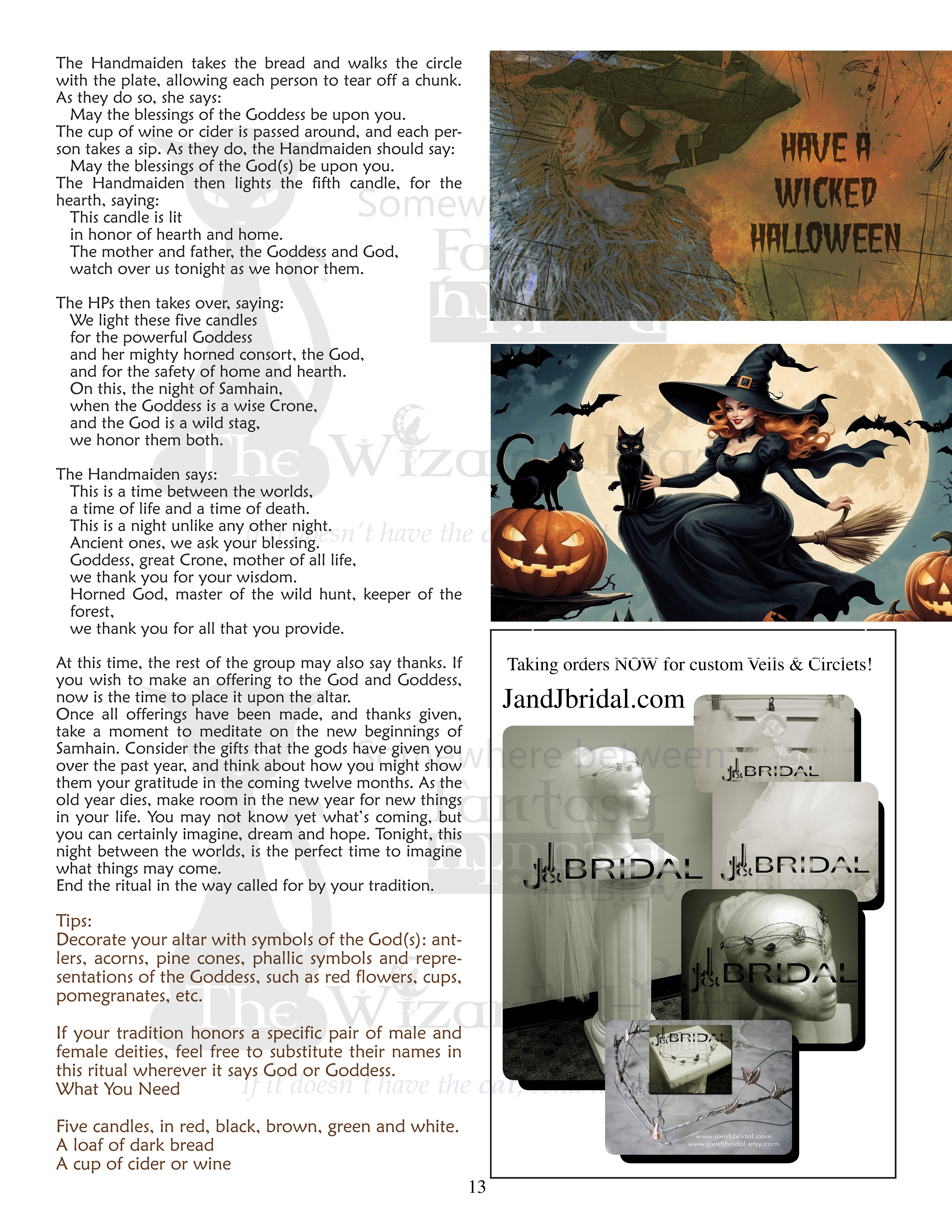 Samhain & Halloween by The Wizards Hat Samhain & Halloween by The Wizards Hat
