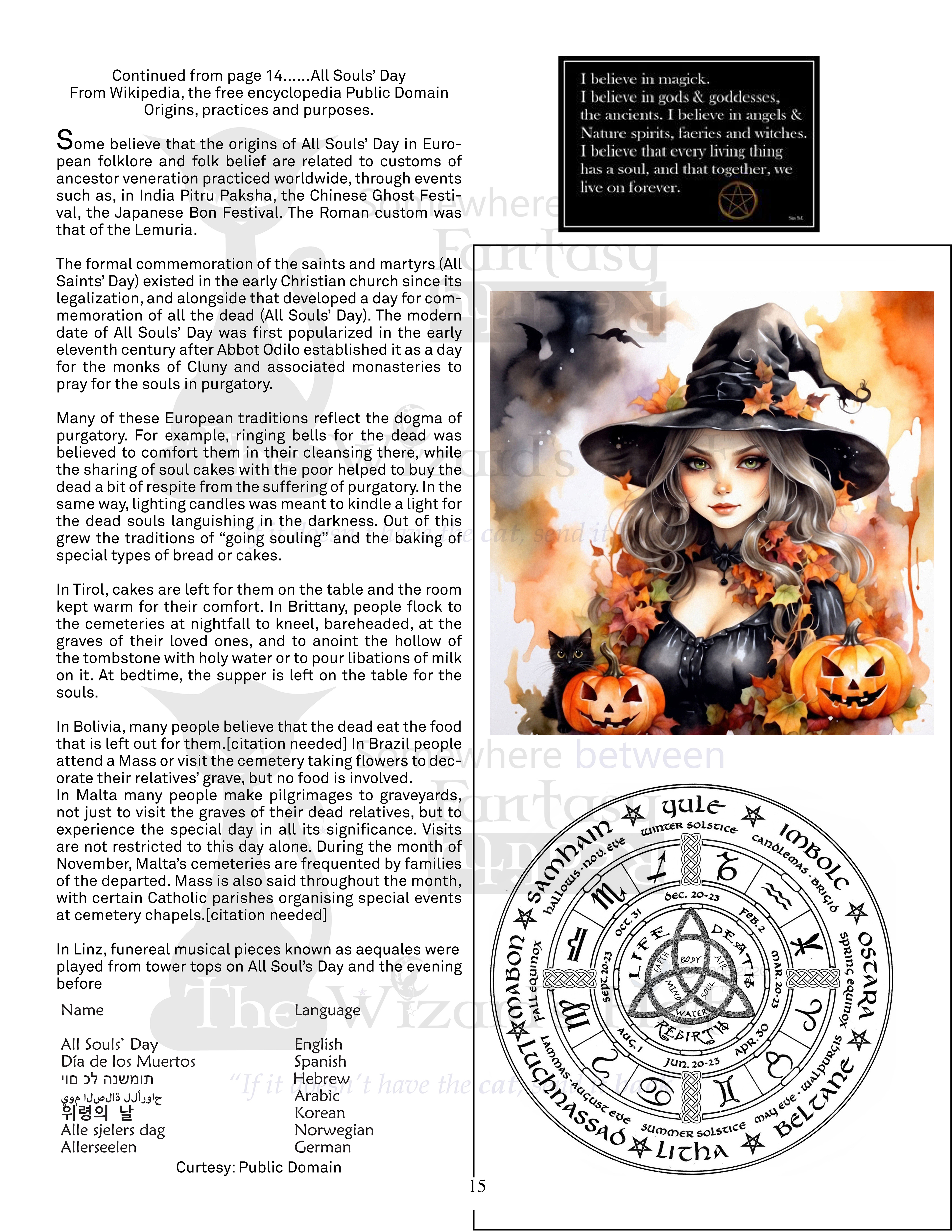 Samhain & Halloween by The Wizards Hat Samhain & Halloween by The Wizards Hat