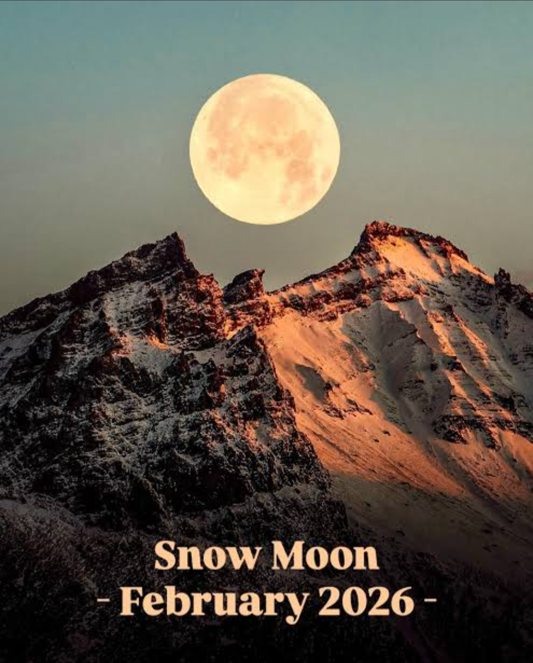 Full snow moon