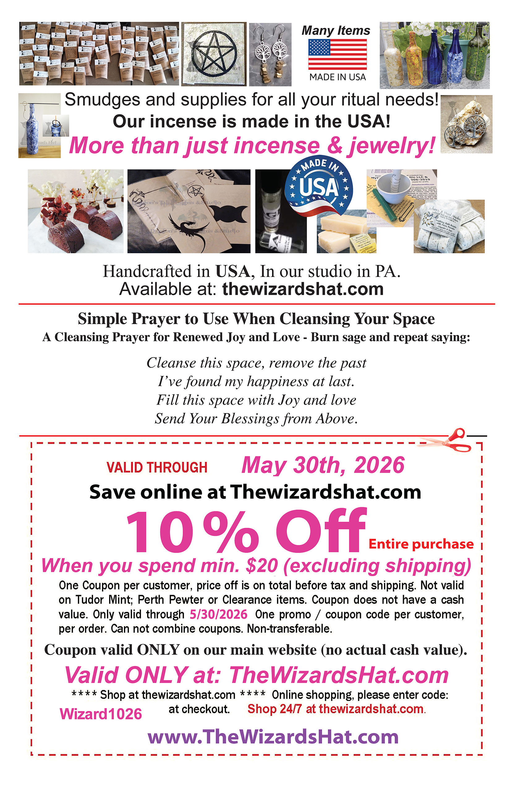 The Wizards Hat flyer