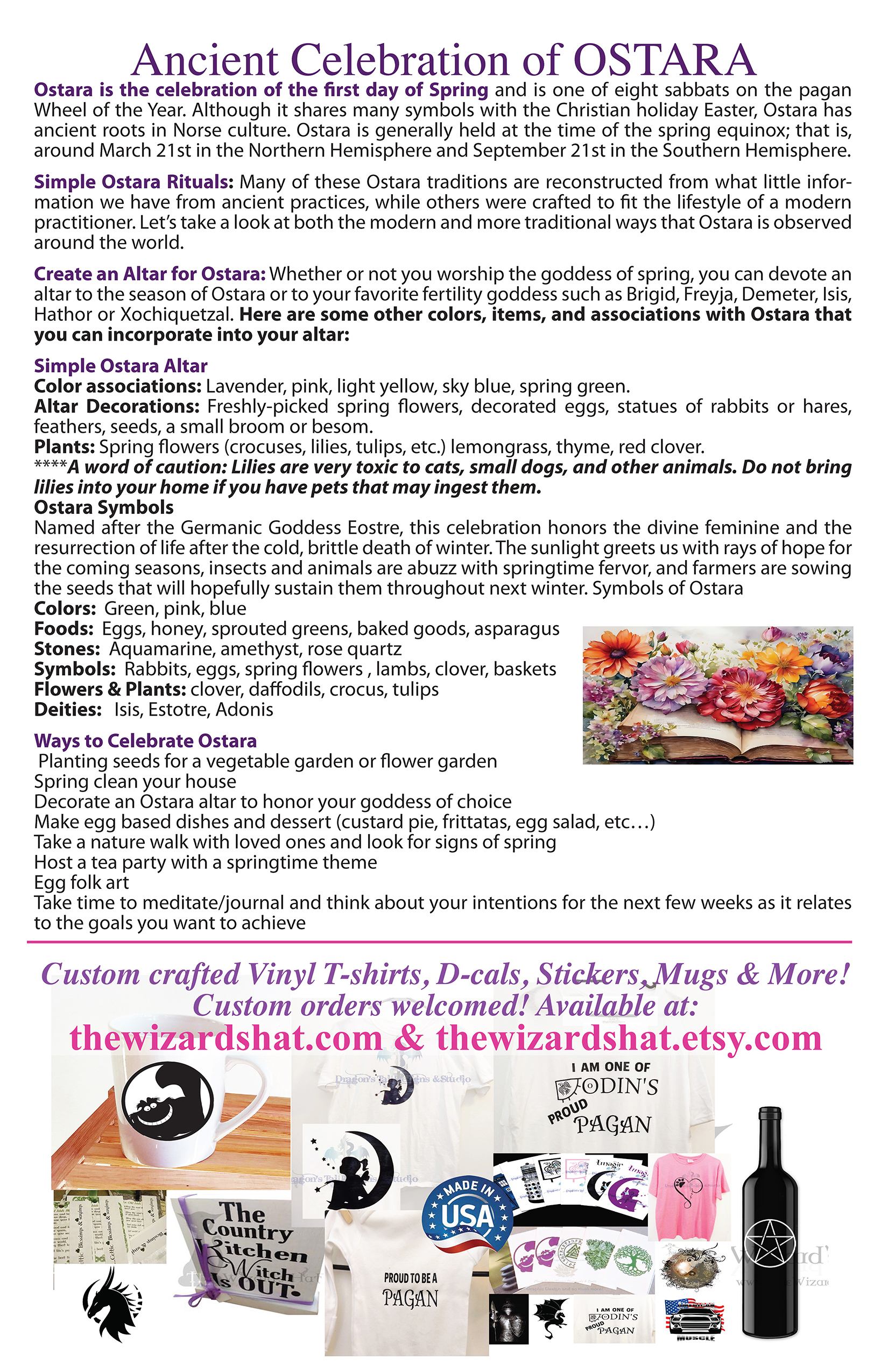 The Wizards Hat flyer